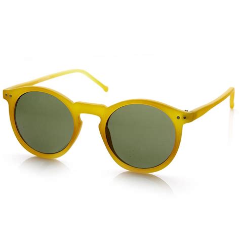 yellow round sunglasses|yellow frame sunglasses men.